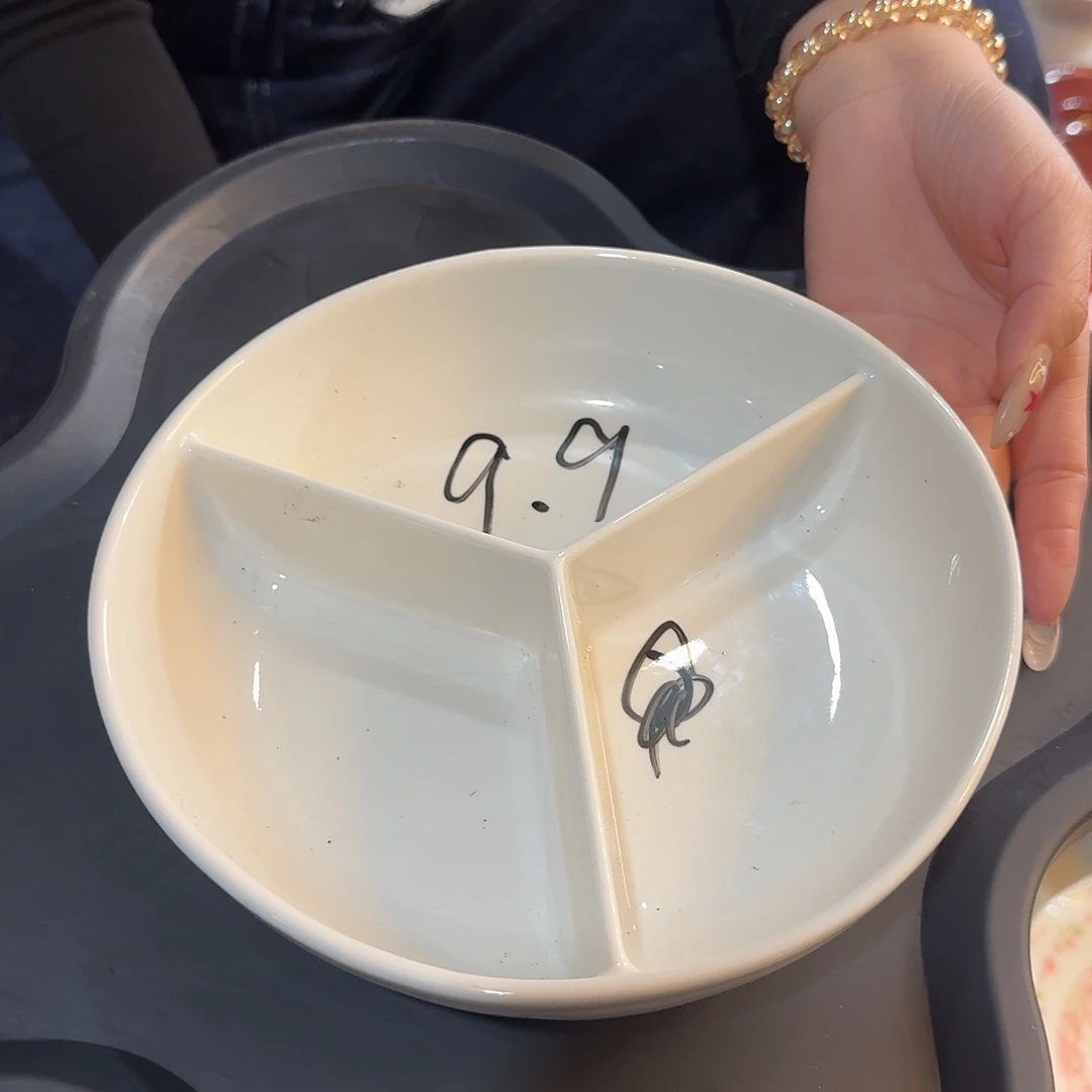 份餐盘白色一个装