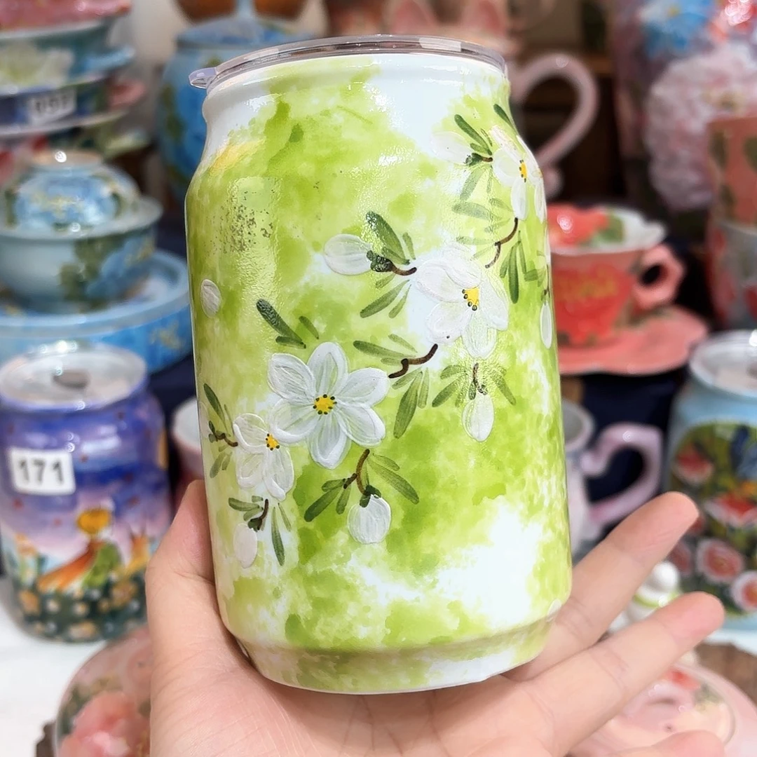 景德镇手绘高温釉下彩陶瓷茶具