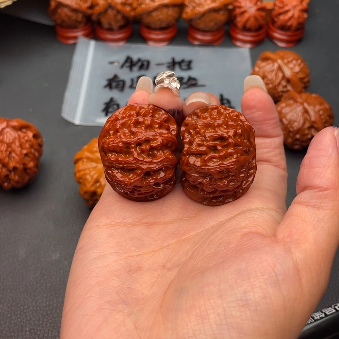 B***⁶把件文玩核桃苹果园