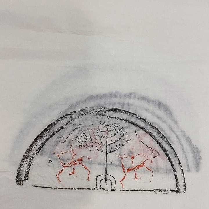 拓片用纸其他瓦当拓片