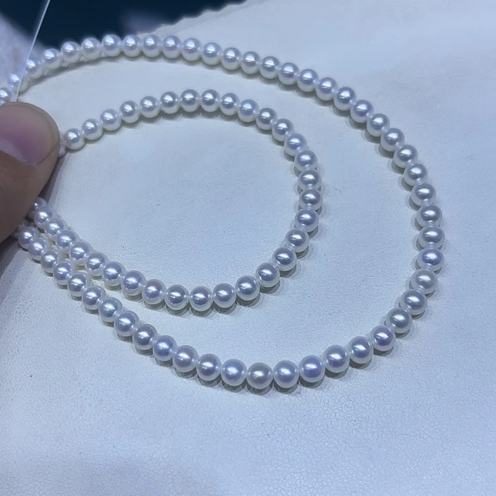 淡水珍珠颈饰银S925镶嵌