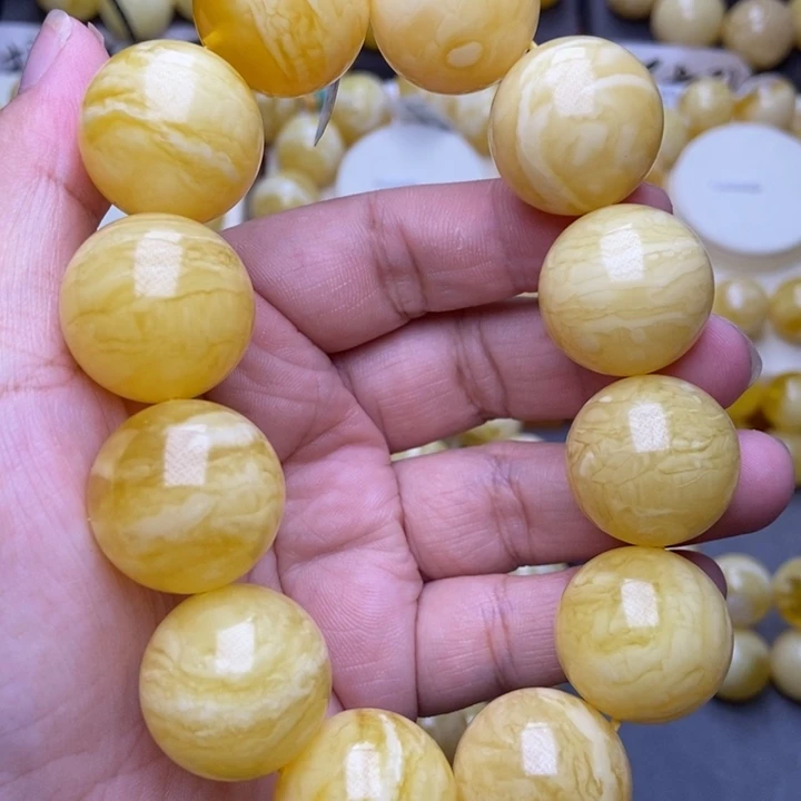 未镶嵌琥珀珠宝奇石开**乐蜜蜡97
