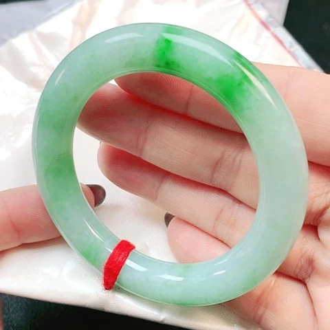 未镶嵌手镯翡翠圆条006