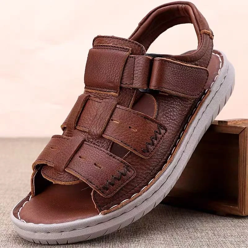 【ERRAN】防滑镂空复古沙滩鞋男士运动风休闲风韩版运动休闲