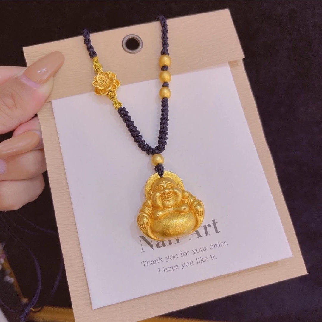 铜合金吊坠 （实心弥勒佛项坠）时尚气质精美