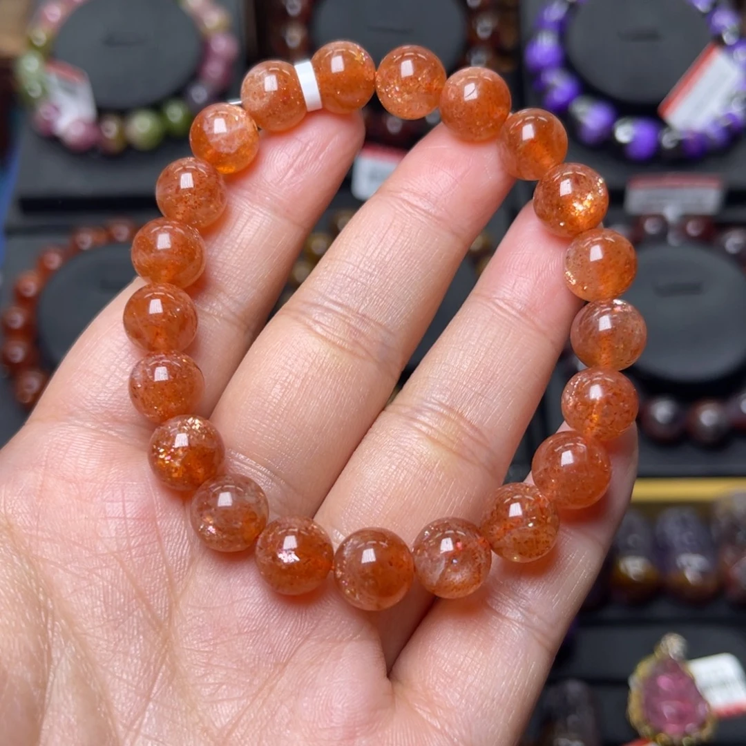 手链长石未镶嵌金太阳单圈9mm