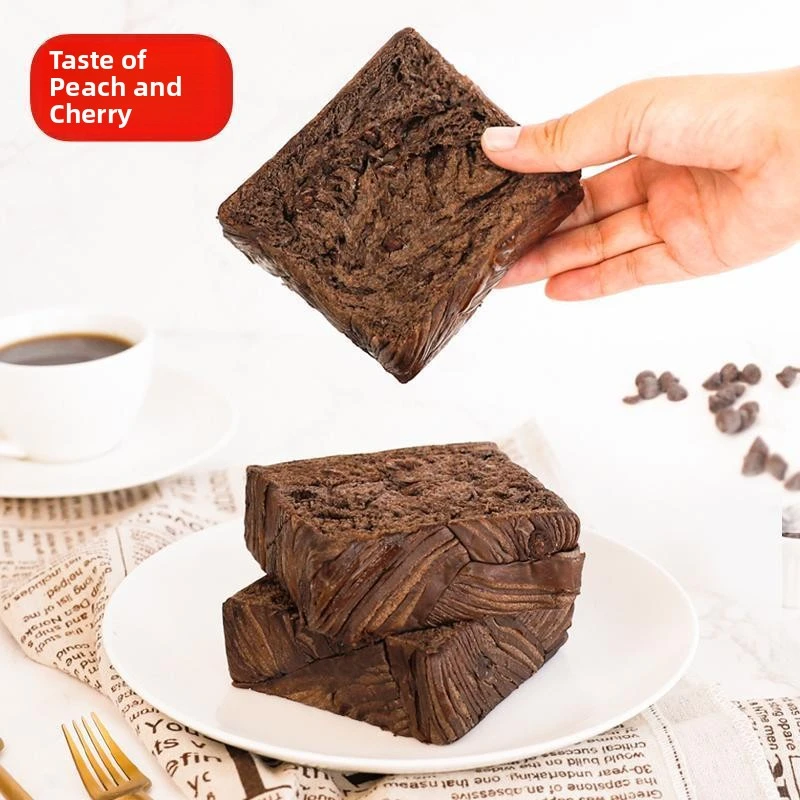 桃李面包厚奶油口味吐司面包65g*8袋/共520g巧克力切厚切吐司