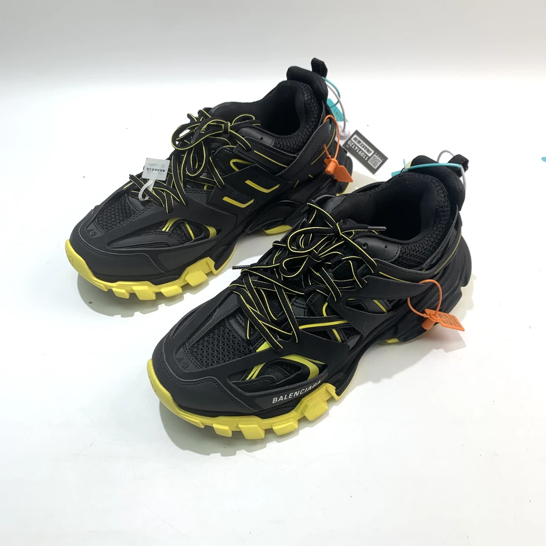 未使用 Balenciaga/巴黎世家 43码黑黄Track1.0老爹鞋bl0478