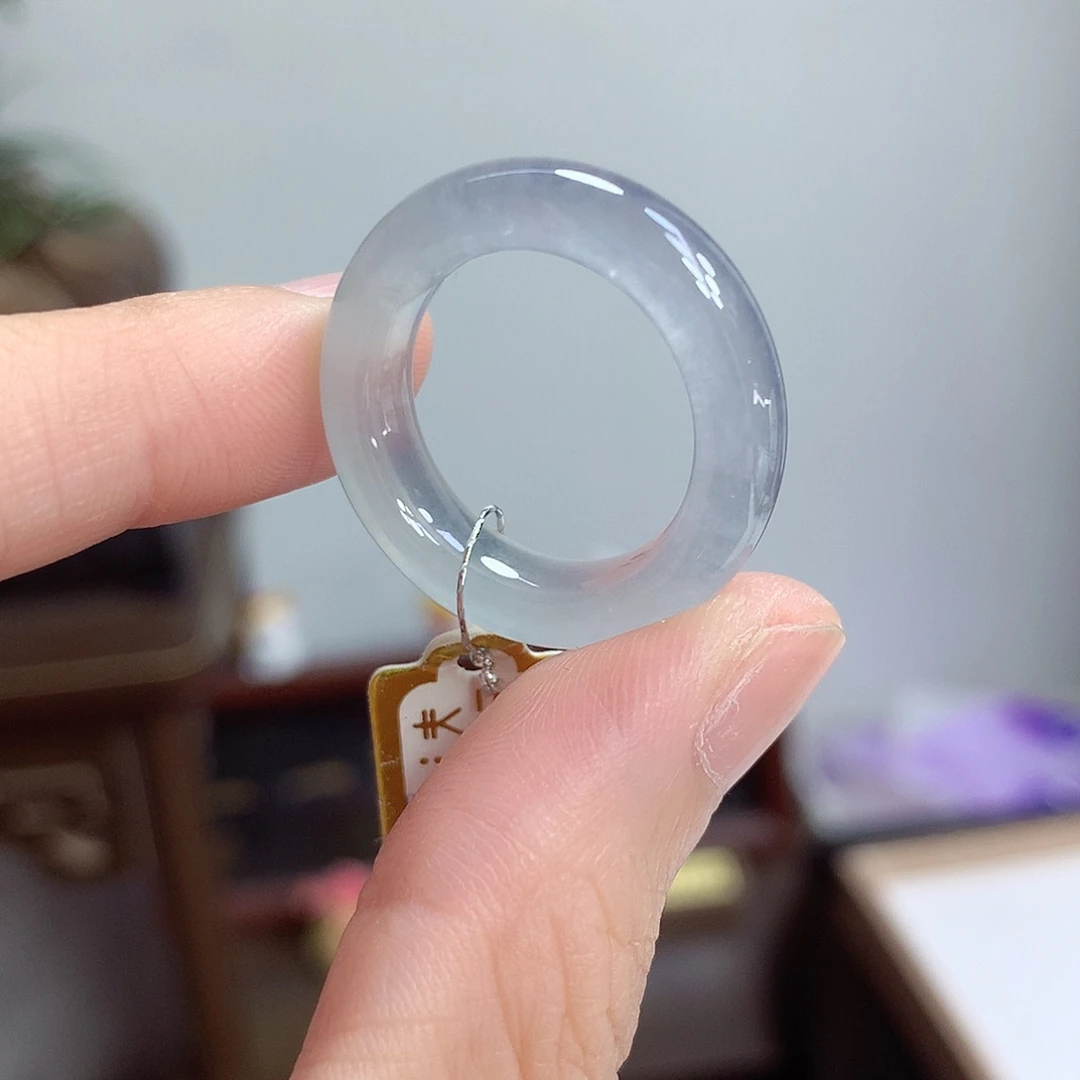 翡翠未镶嵌戒指17-18号