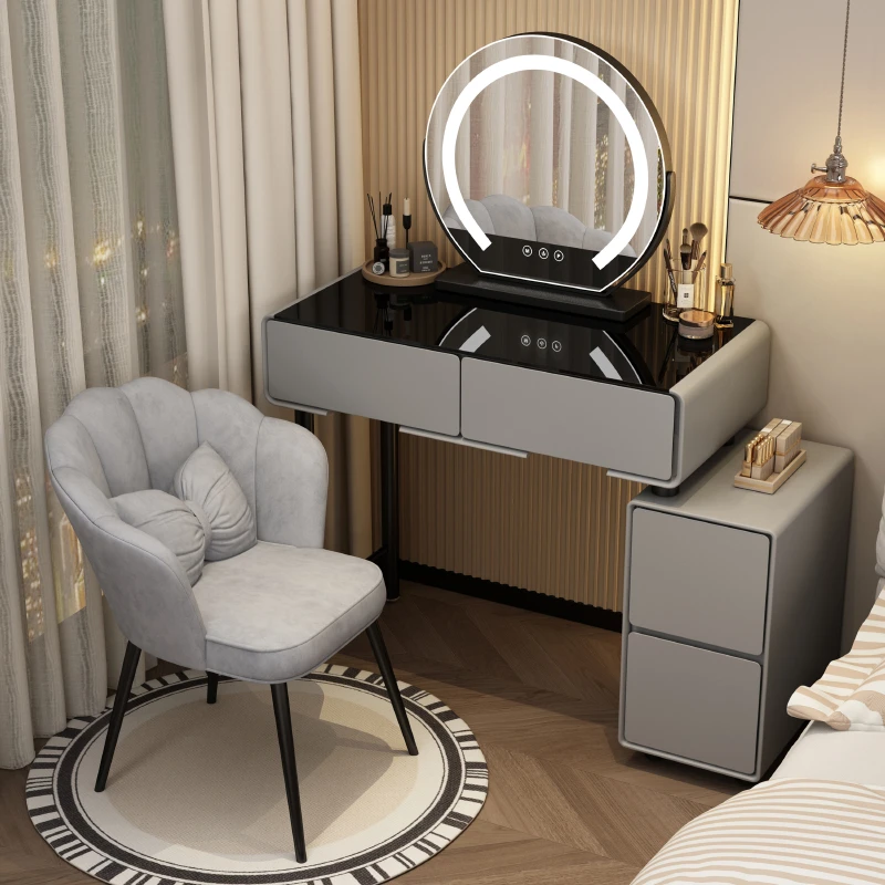 新款轻奢斗柜小户型窄床头卧室必备妆台送货入户家用北欧化妆台