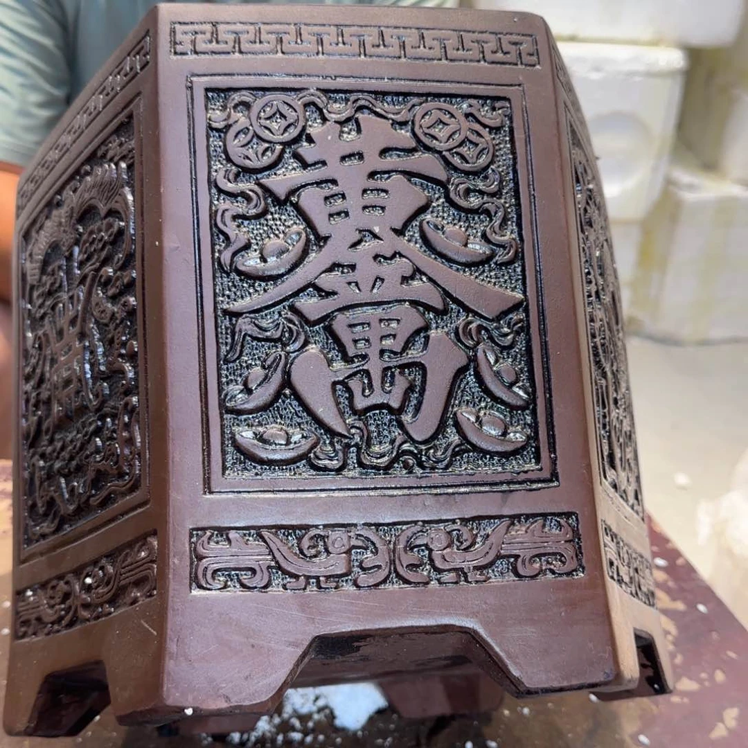 紫砂花盆口径31 28高度27