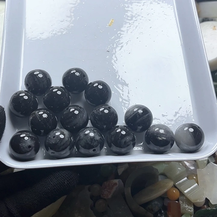 和田玉（糖玉）和田玉边角料9K金镶嵌?****?