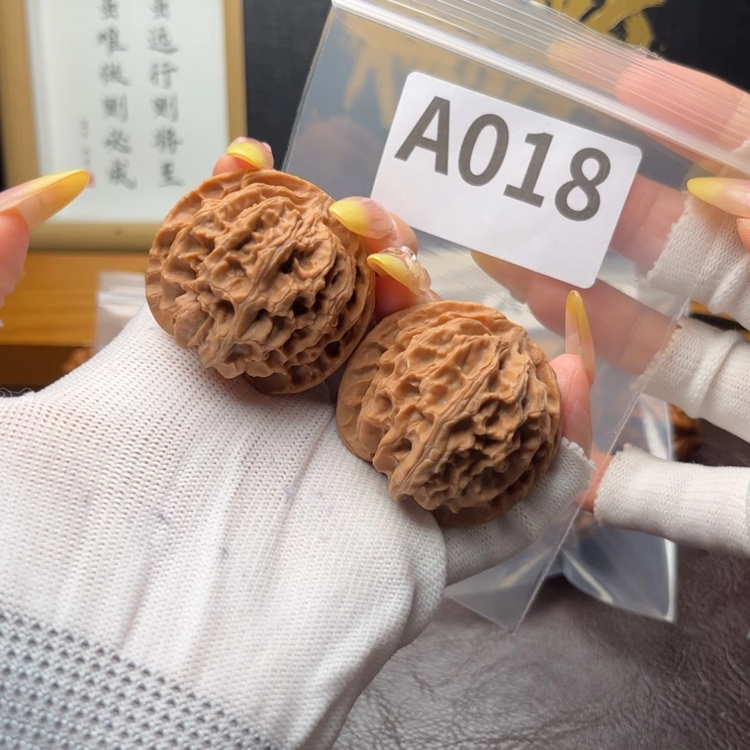 文玩核桃把件41苹果a018