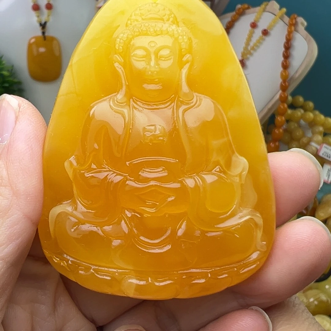 蜜蜡吊坠(不含链)未镶嵌