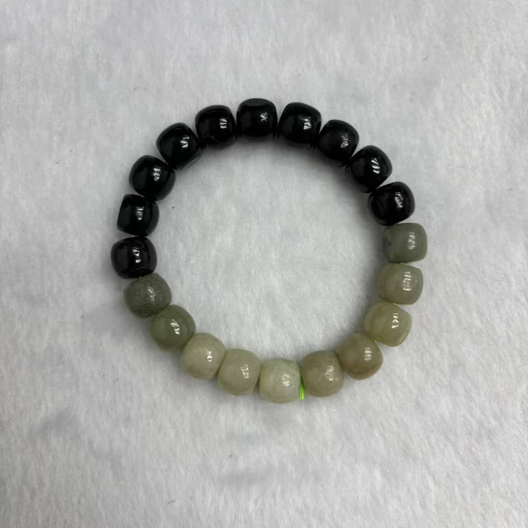 DQ069轻奢气质时尚百搭单圈糖料和田玉单圈手串