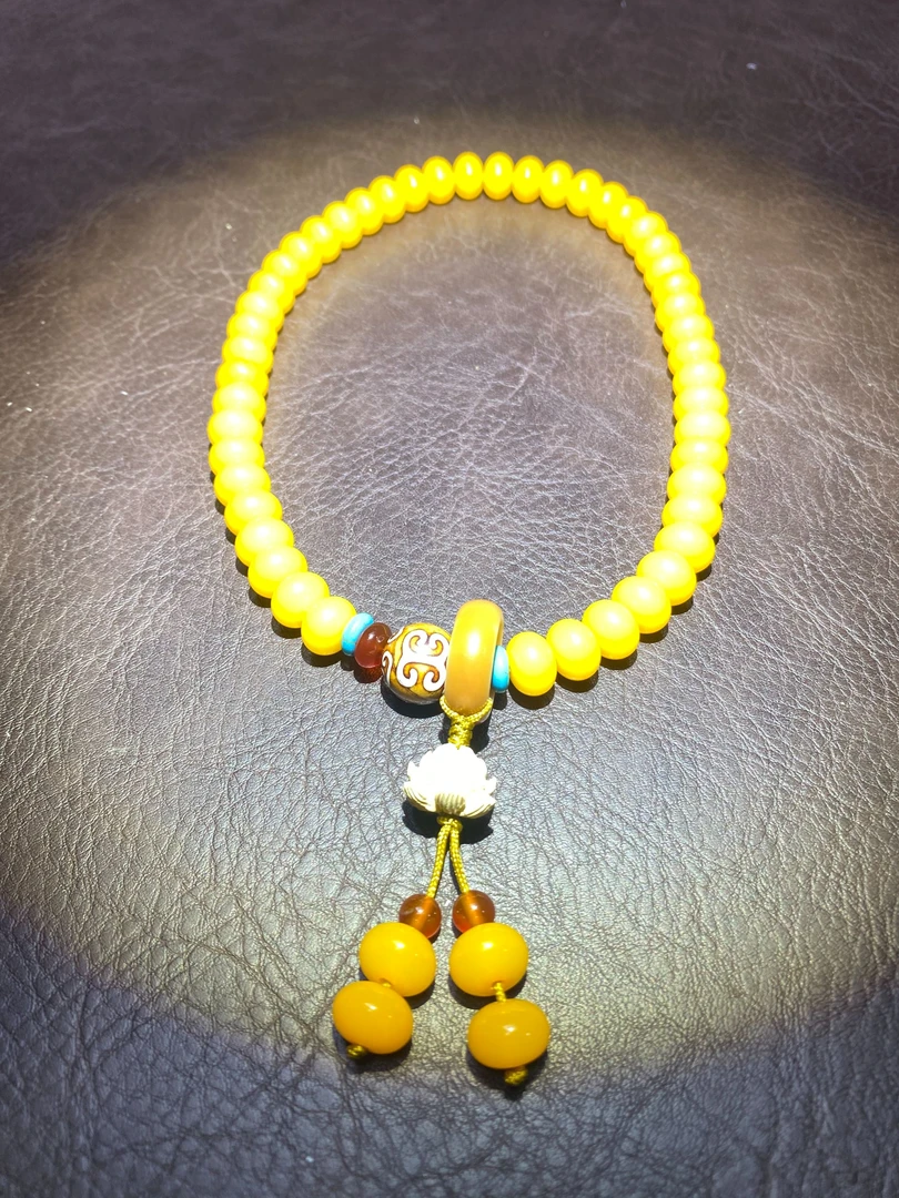 522黄菩提11mm精品手串yw522（无礼盒）