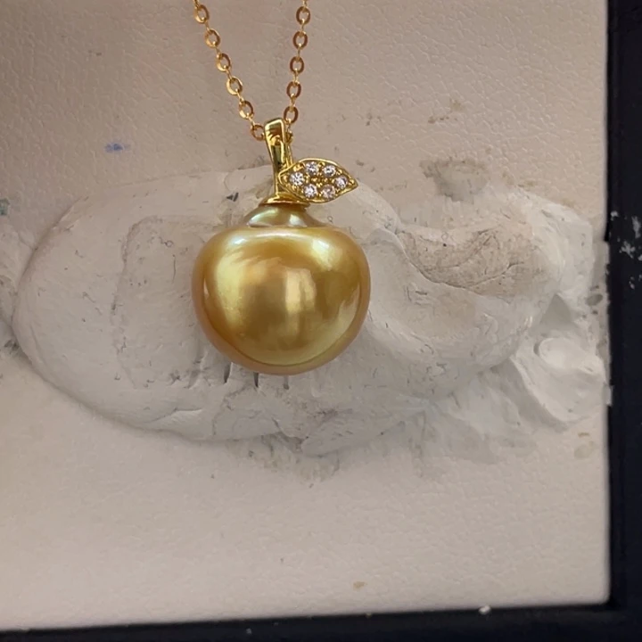 未镶嵌颈饰海水珍珠海水金珠成品不退不换