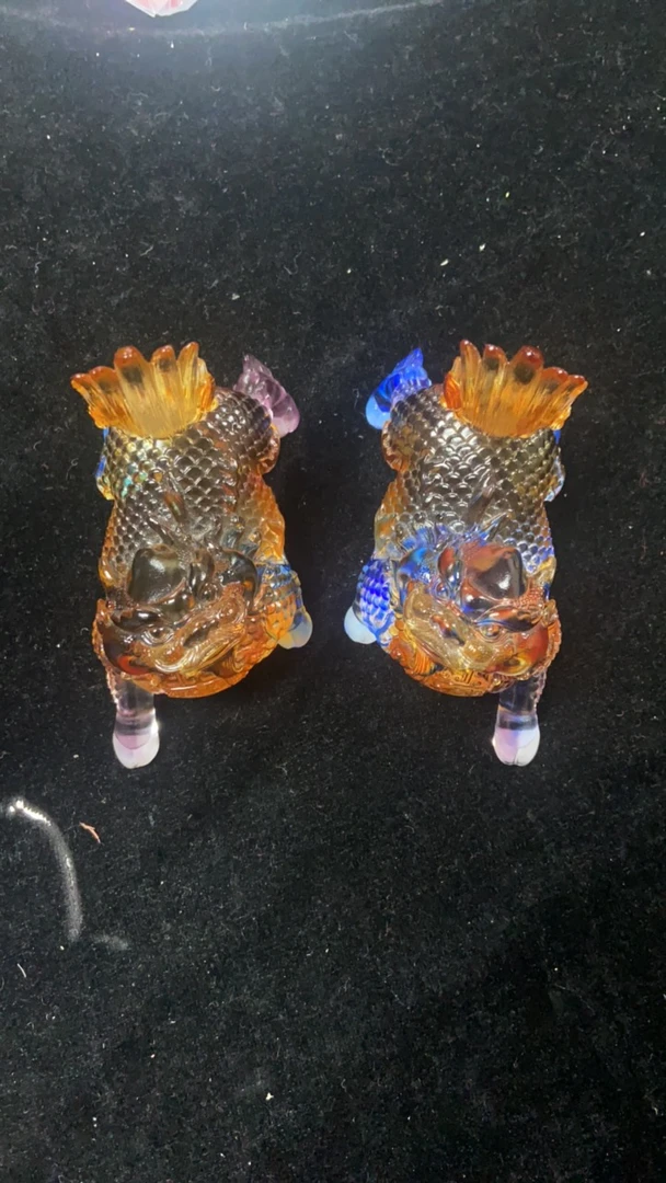 2.20高端琉璃奇石摆件wa63