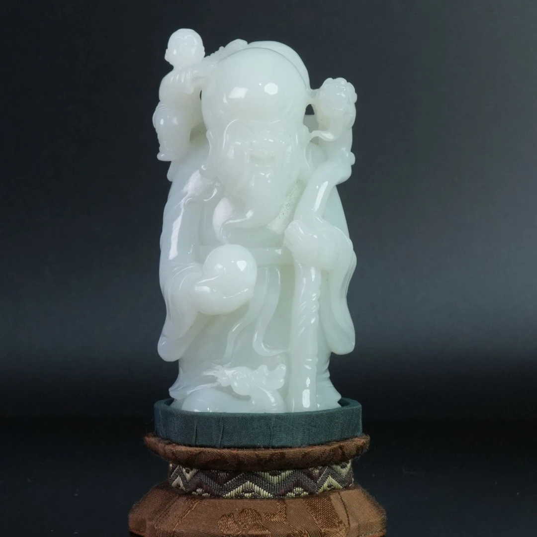 lot14193 11165 寿星玉摆件 353.2g