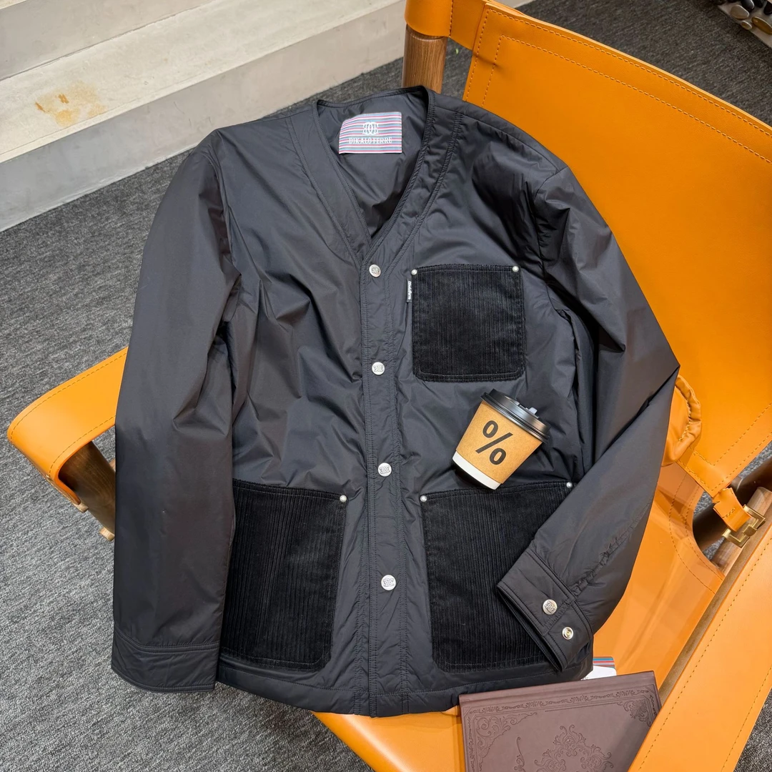 DIKALO FERRE/迪卡里奥 费雷D53MF578新款男士秋冬高密滑领薄棉服