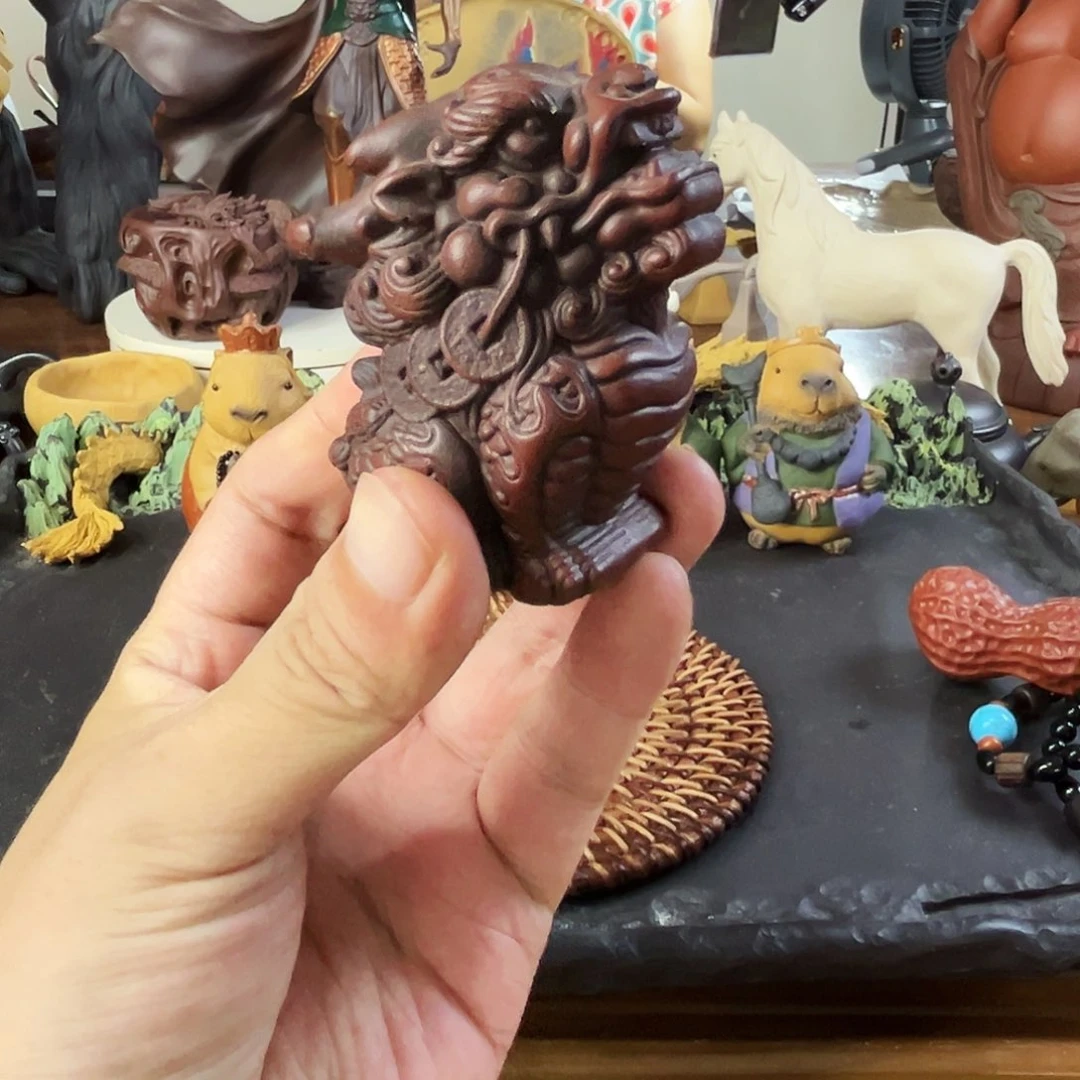 紫砂茶宠望天吼茶宠