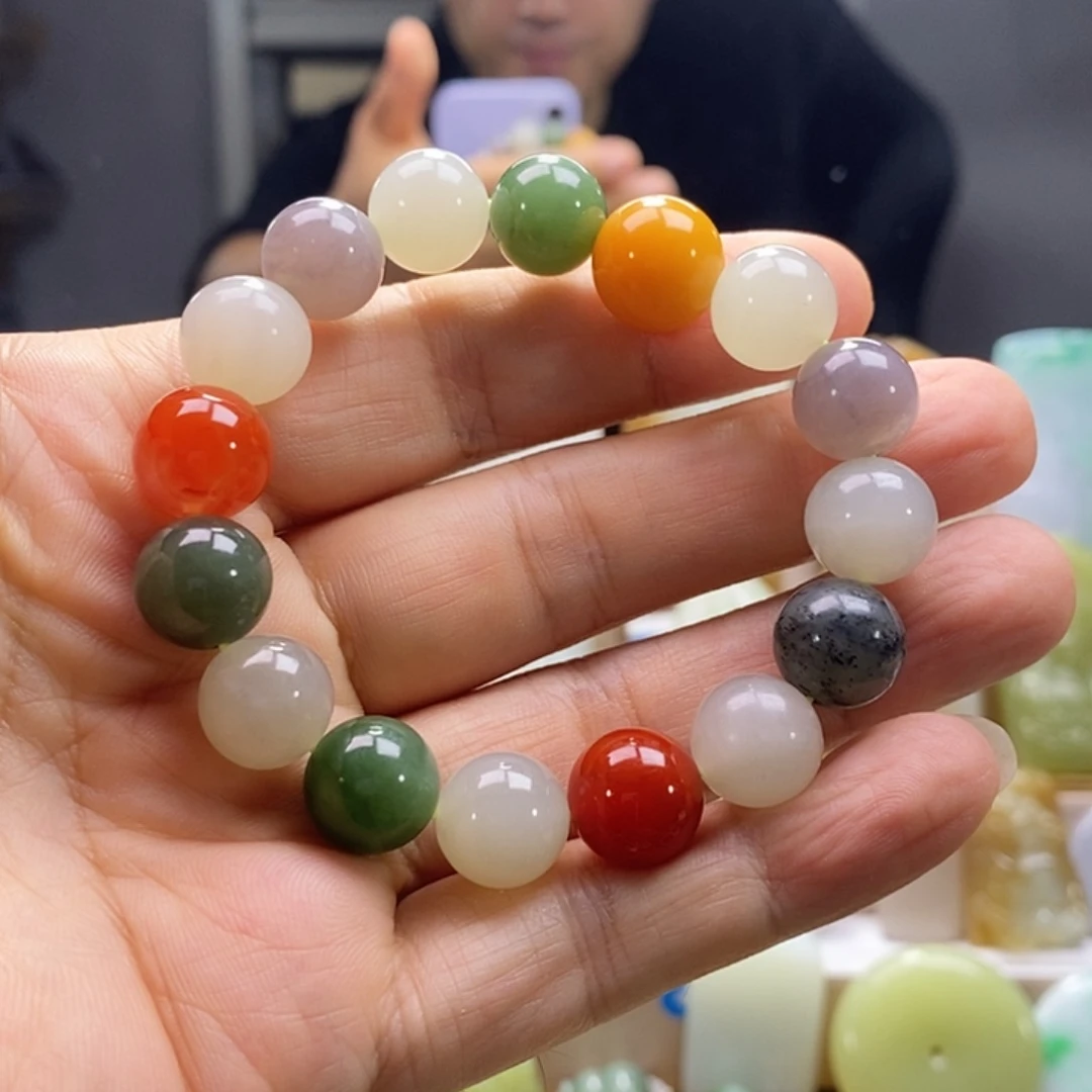 和田玉未镶嵌手链