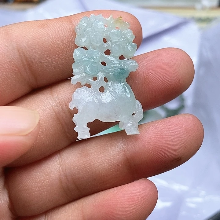 吊坠(不含链)未镶嵌翡翠小***匣