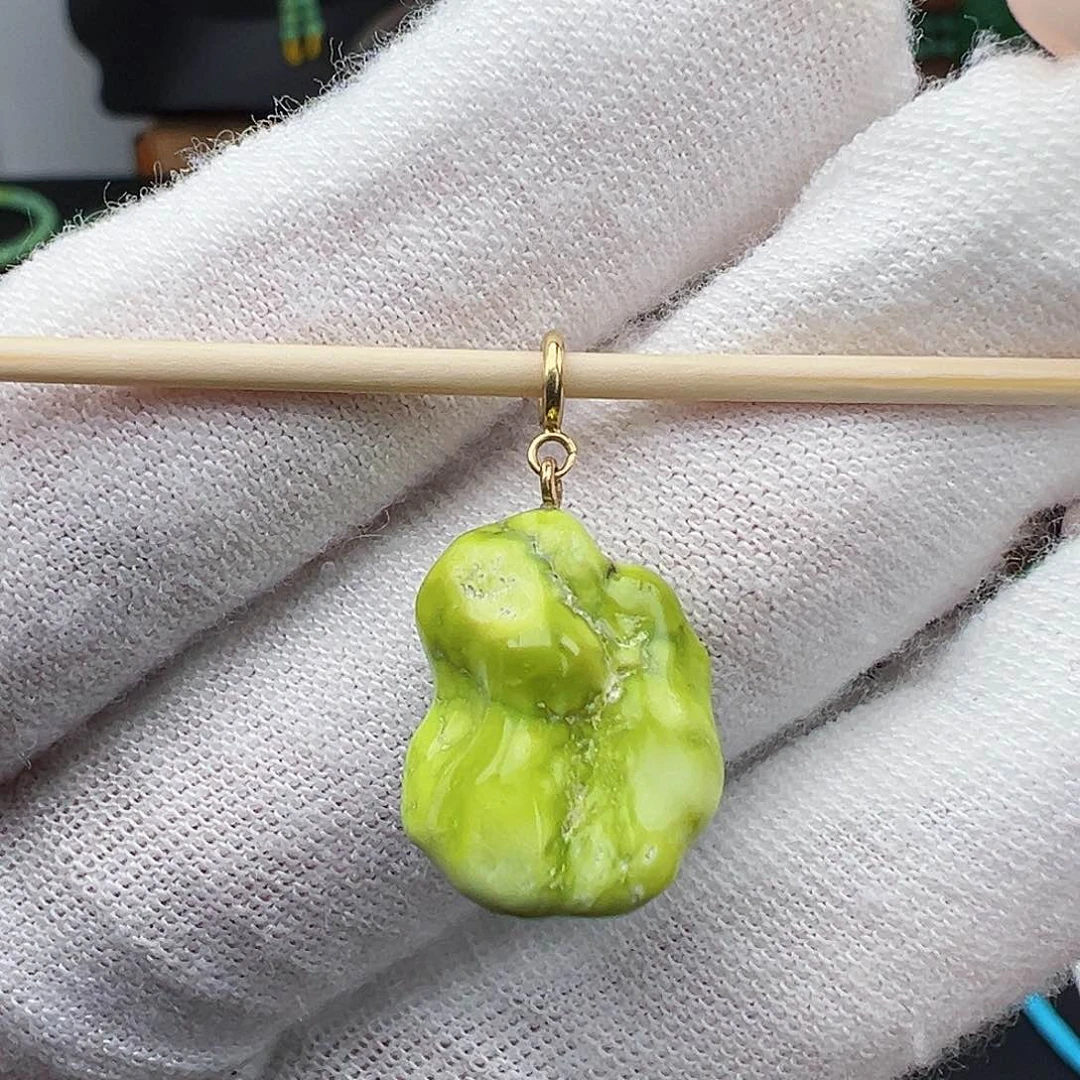 绿松石未镶嵌绿松石主播璐璐