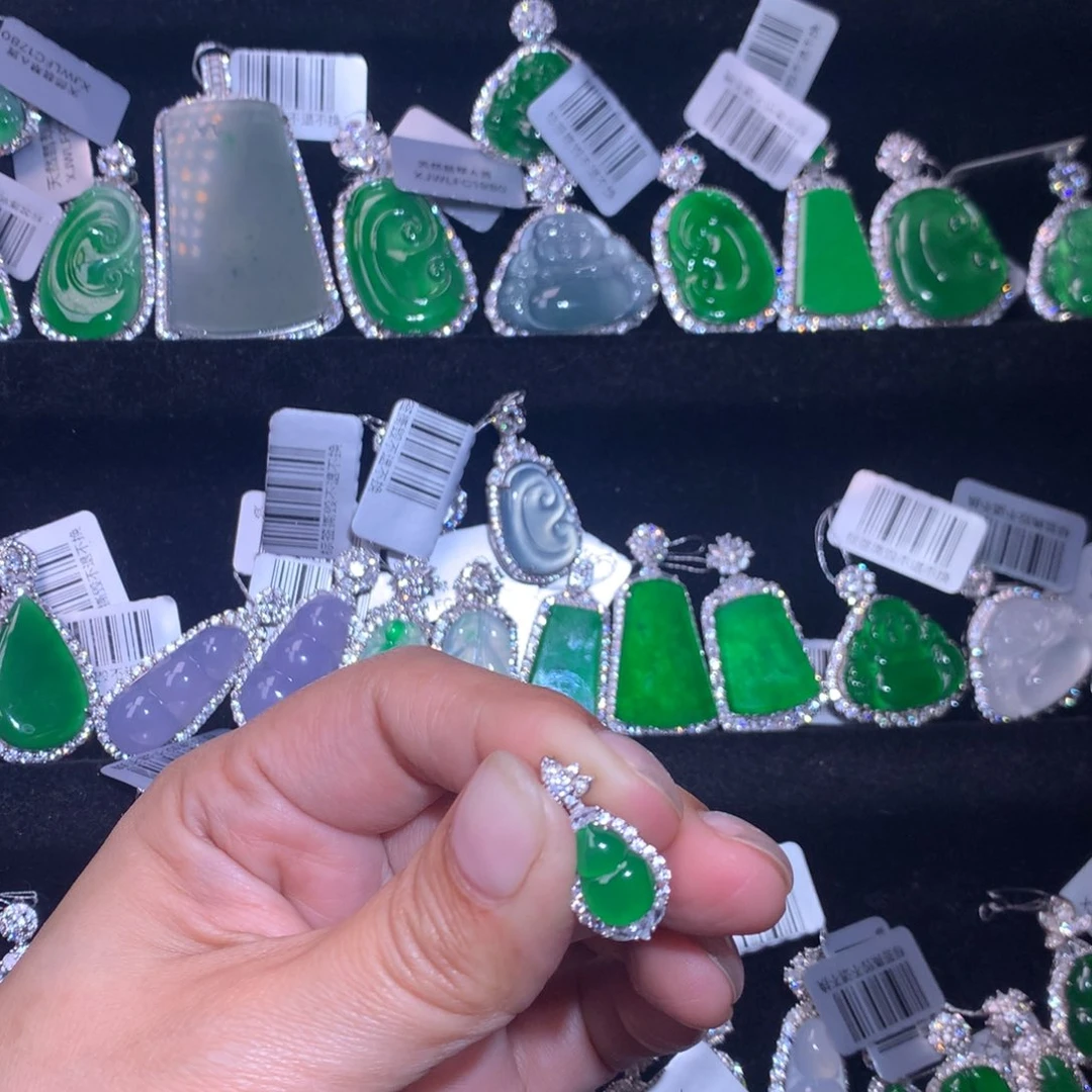 【闪购商品】银S925镶嵌戒指翡翠