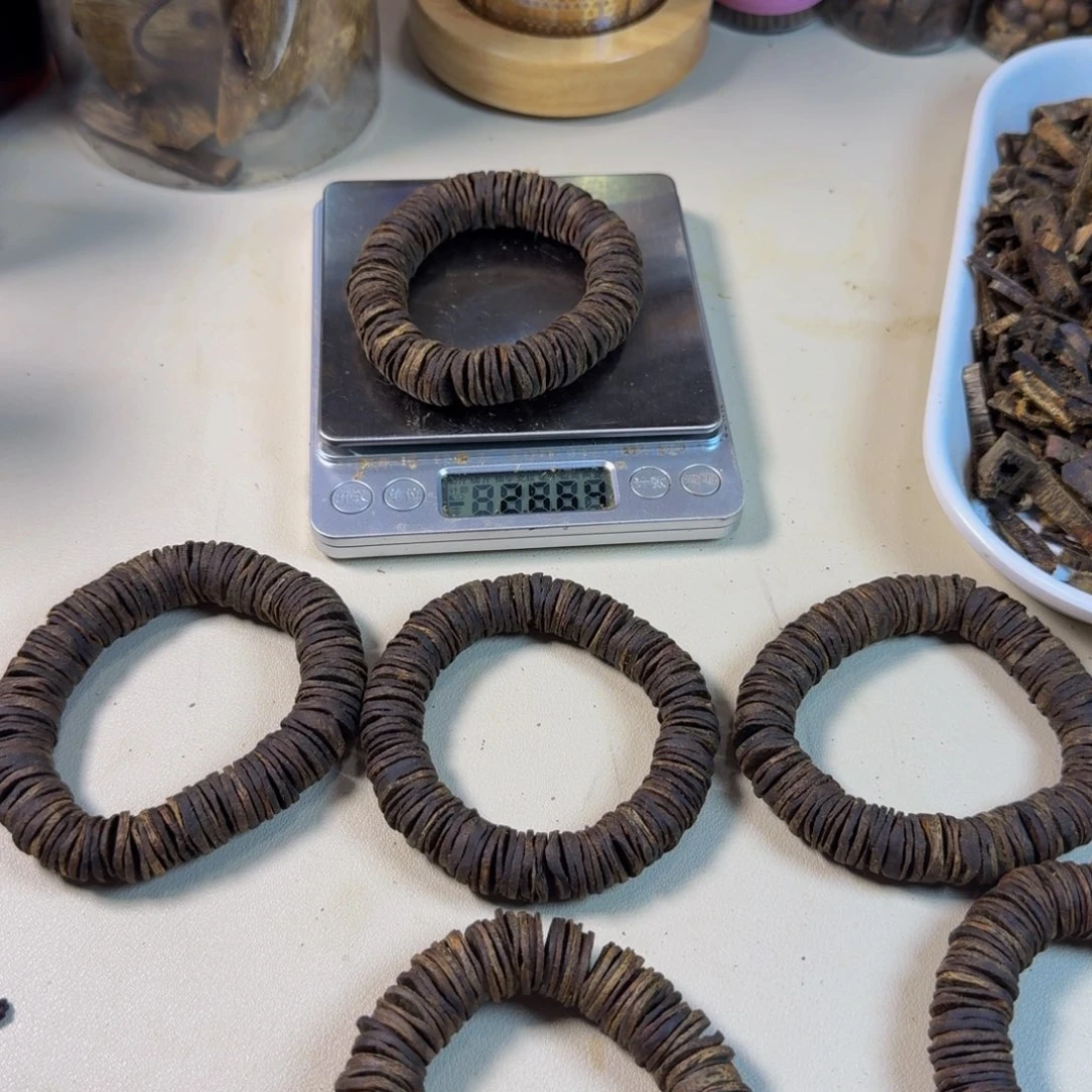 明***路沉香碎屑沉香千里香沉水单圈药片26g