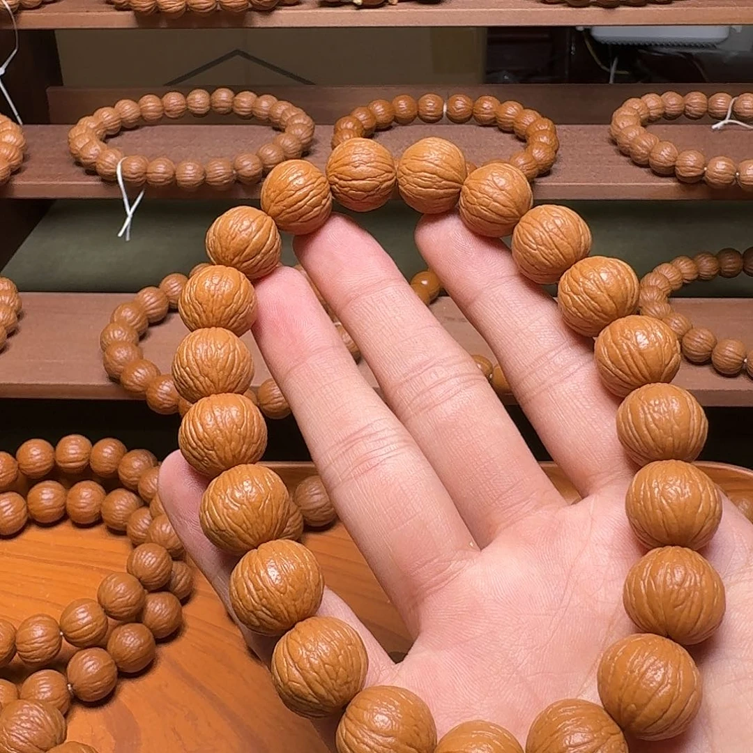 手串猴头核桃16三维凤羽手持