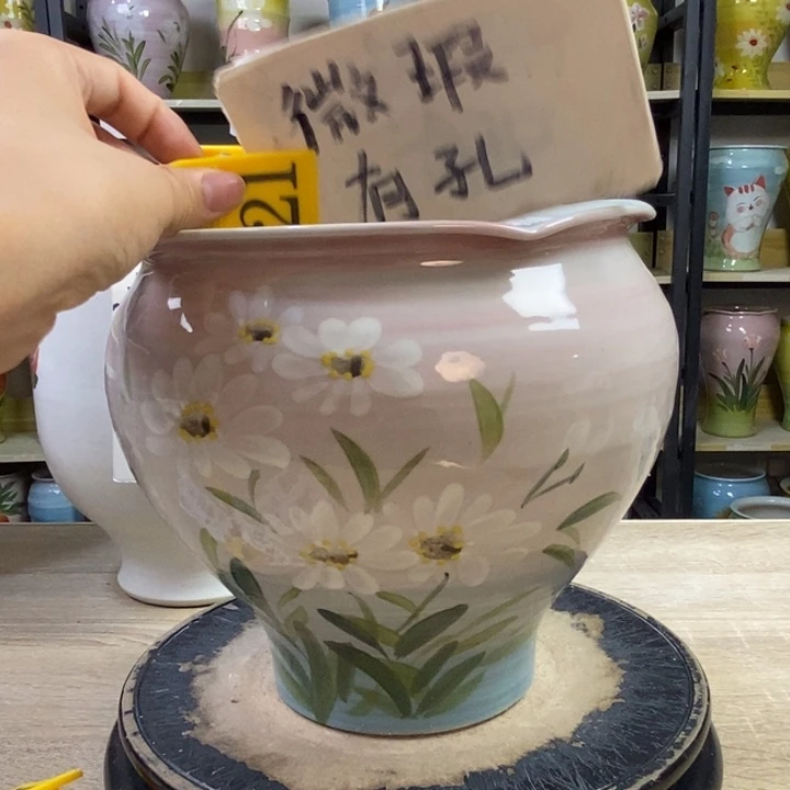 景德镇高温陶瓷花盆