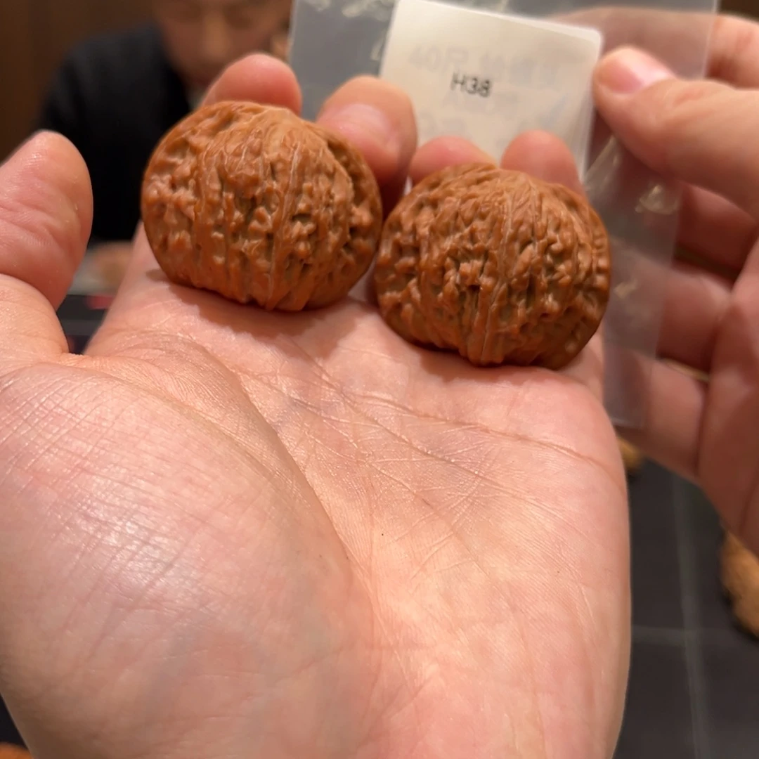 吊坠文玩核桃H38 房山磨盘39尺