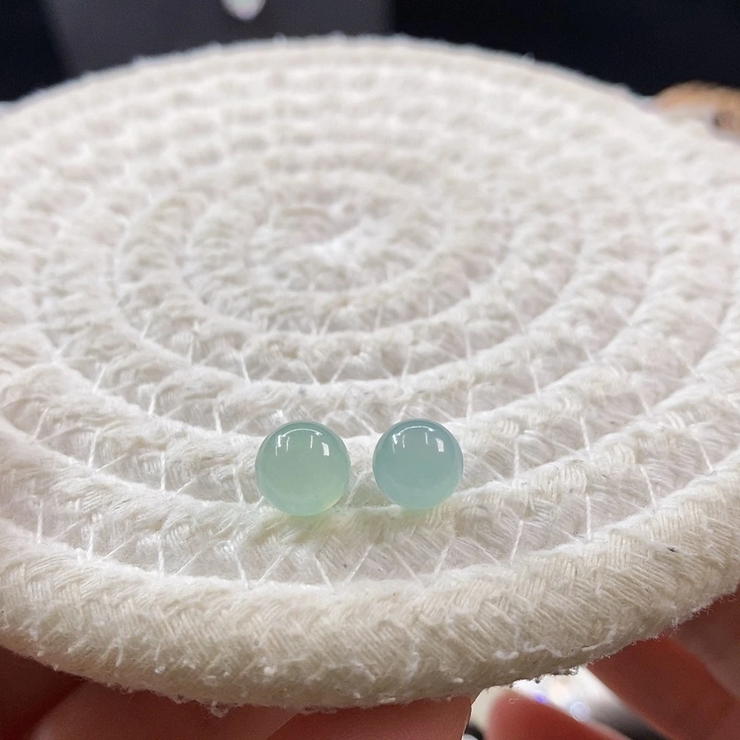 颈饰未镶嵌翡翠一对特价珠珠