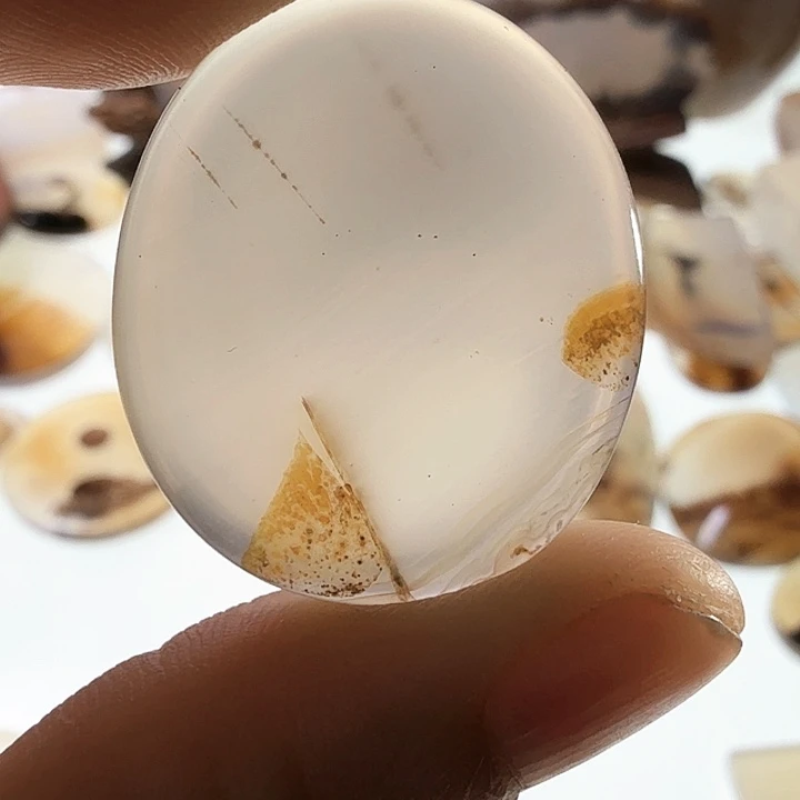未镶嵌玛瑙/玉髓珠宝半成品