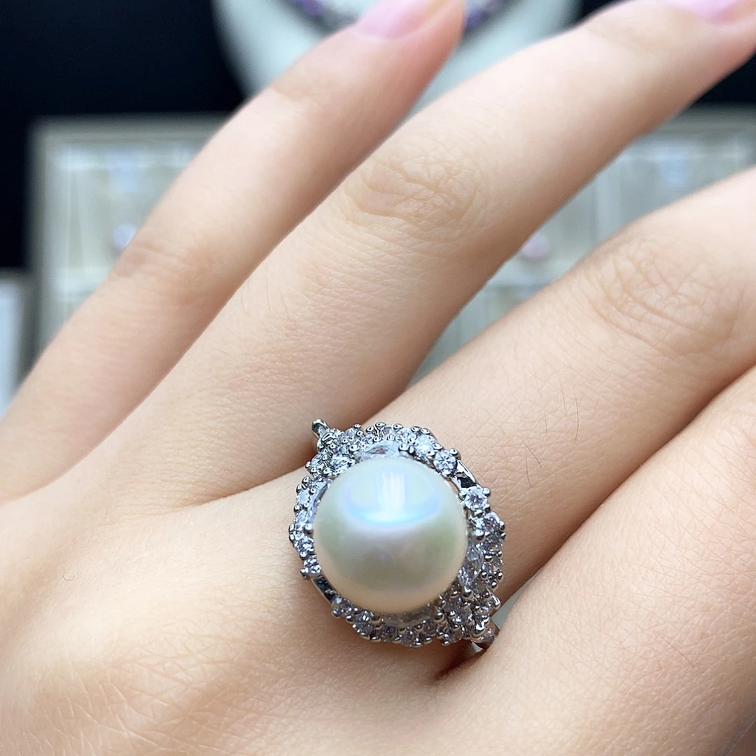 合金淡水珍珠颈饰