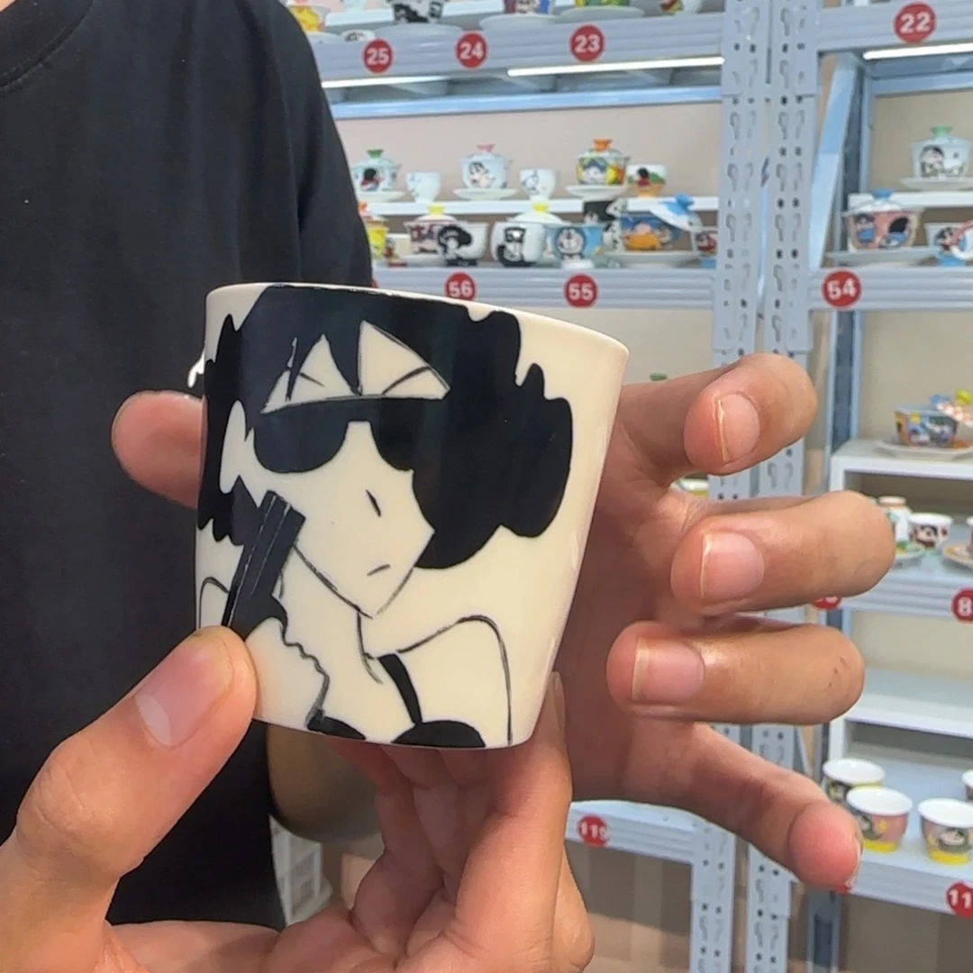 高温釉下彩纯手绘纯手工陶瓷