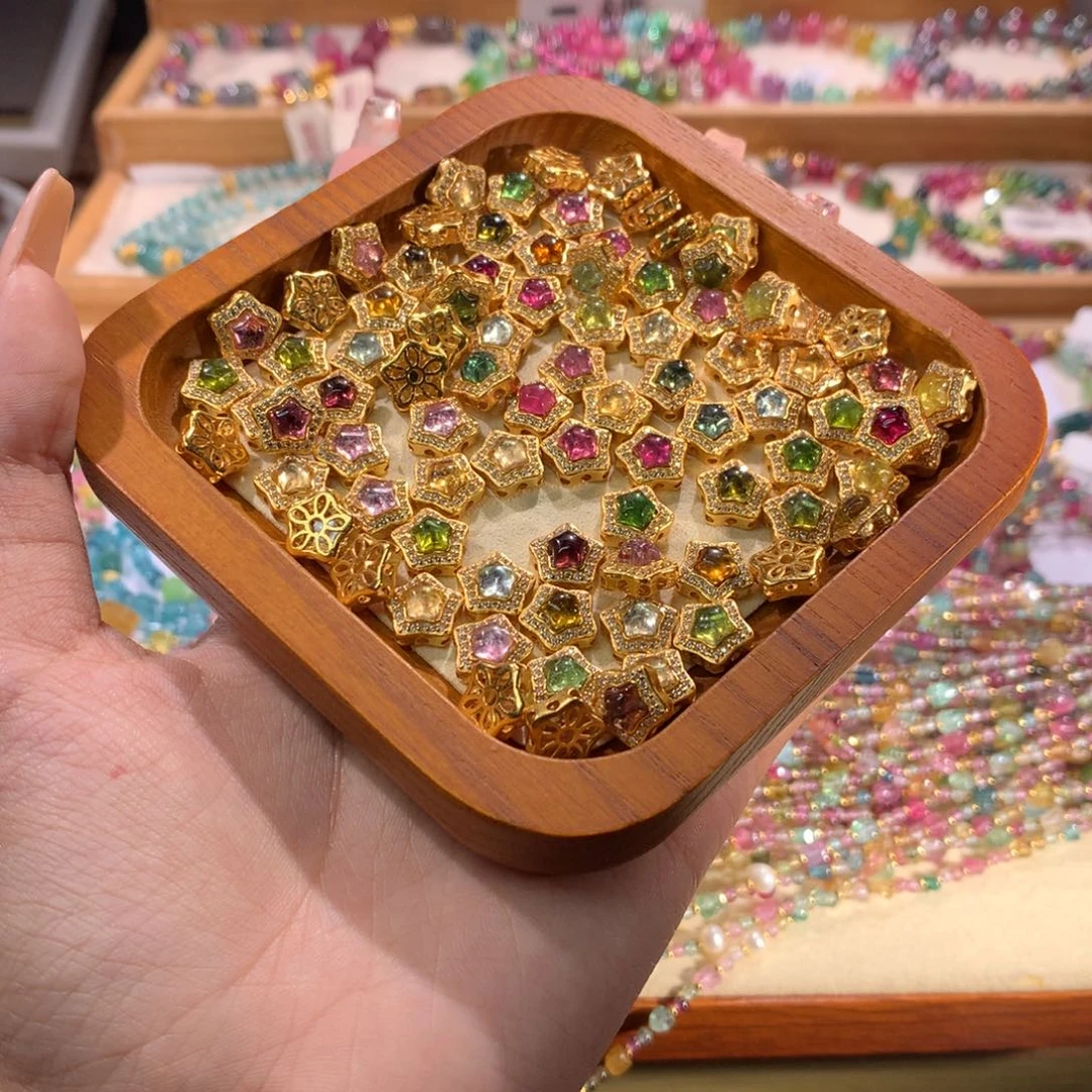 手串未镶嵌碧玺多样性发货其一