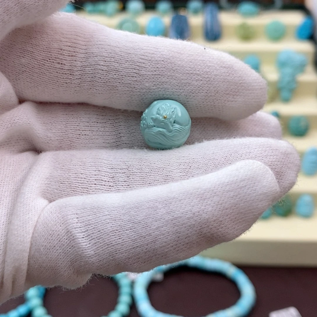 绿松石珠宝奇石未镶嵌