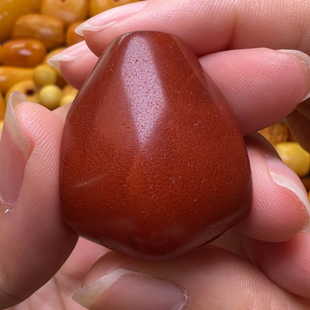 琥珀未镶嵌珠宝奇石三通