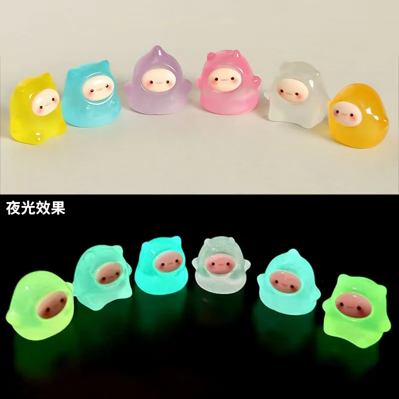 【许愿+对碰】夜光果冻精灵公仔治愈DIY小摆件