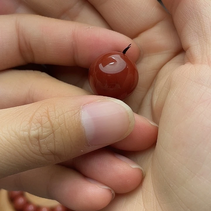 南红玛瑙单珠17多样性发1未镶嵌