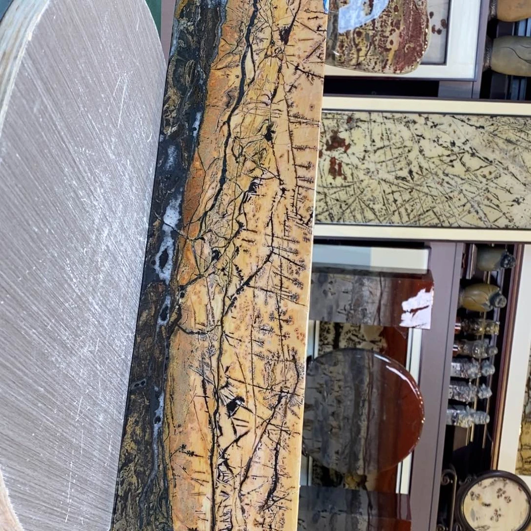 石材广西国画石草花石