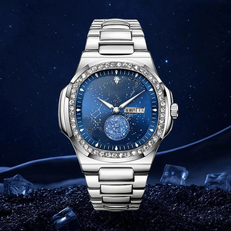 天文台系列星座夜光防水全自动男士手表  829