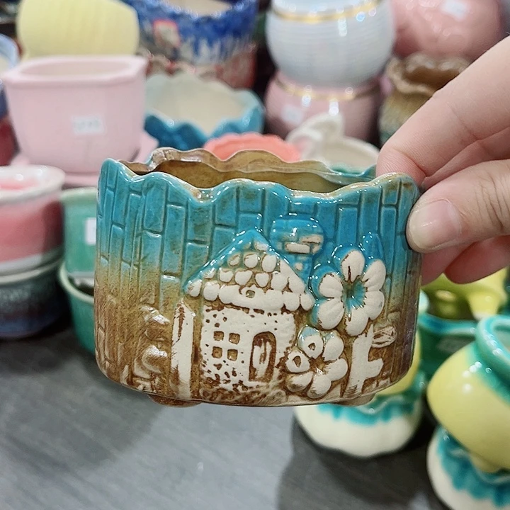 多肉花盆满10元包邮