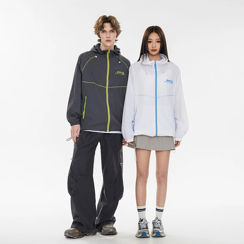 THESIMPSONS夏季休闲宽松UPF50+连帽男女同款防晒服SPCCO252F31U