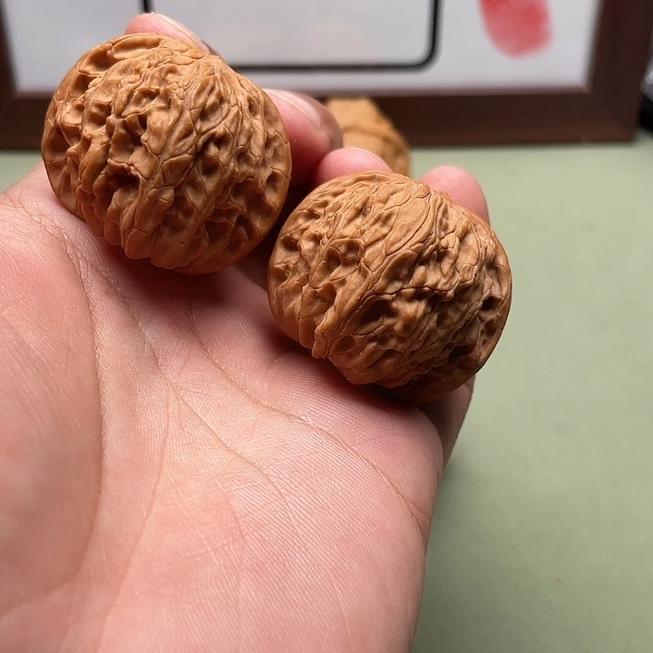 吊坠文玩核桃38磨盘