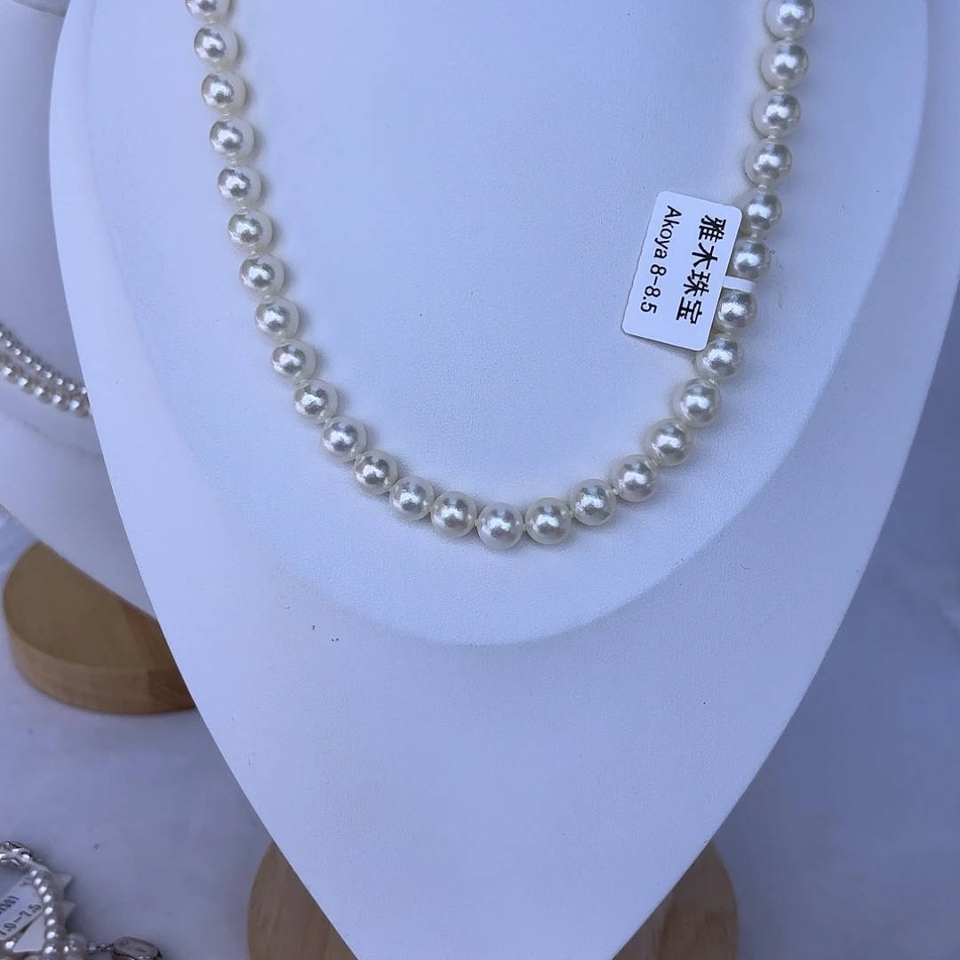 海水珍珠银S925镶嵌颈饰