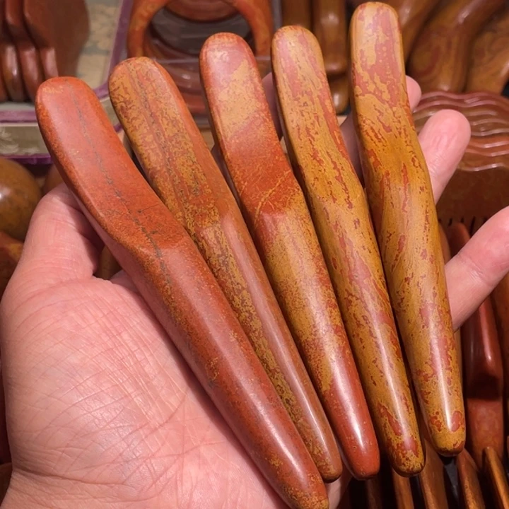 红砭石精品款加长拨筋棒