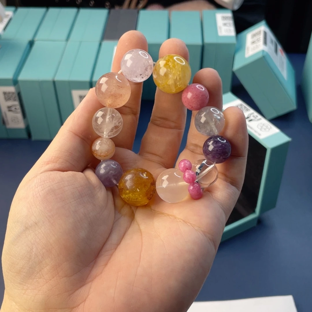 银S925镶嵌水晶手链